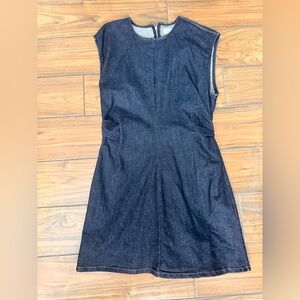 Zara Dark Blue Denim Mini Dress
